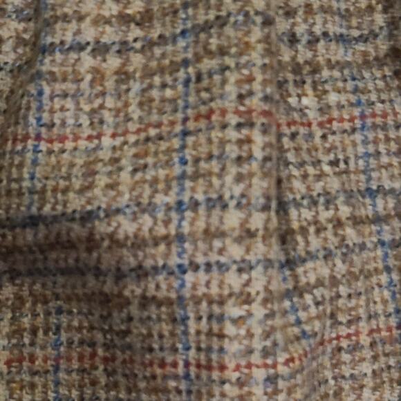 SOLD ! Vintage Wool Plaid Midi Skirt - Picture 3 of 8